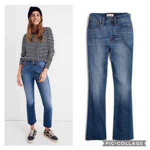 Madewell Cali Demi-Boot Jeans, Size 29
